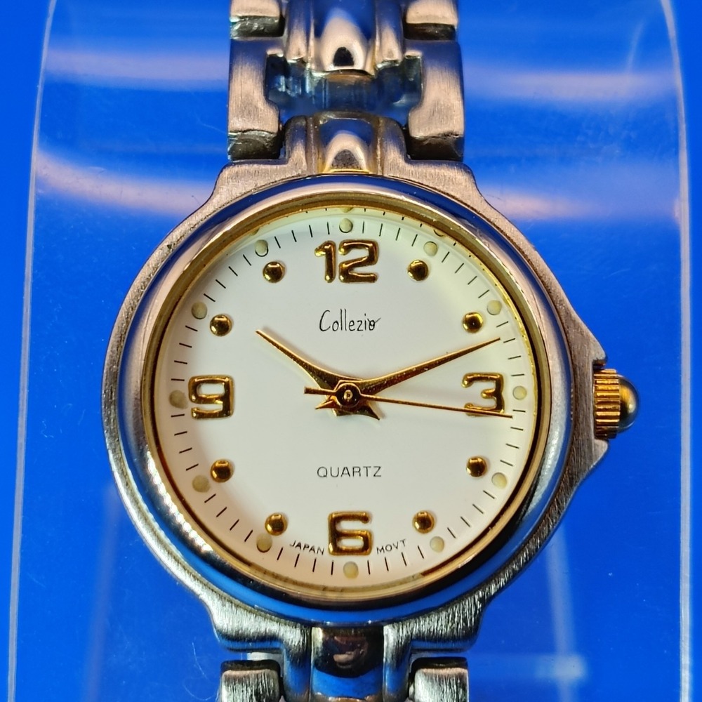 Vintage 1997 Collezio 29mm Women's Japan‎ Quartz Two Tone Dress Watch Restored